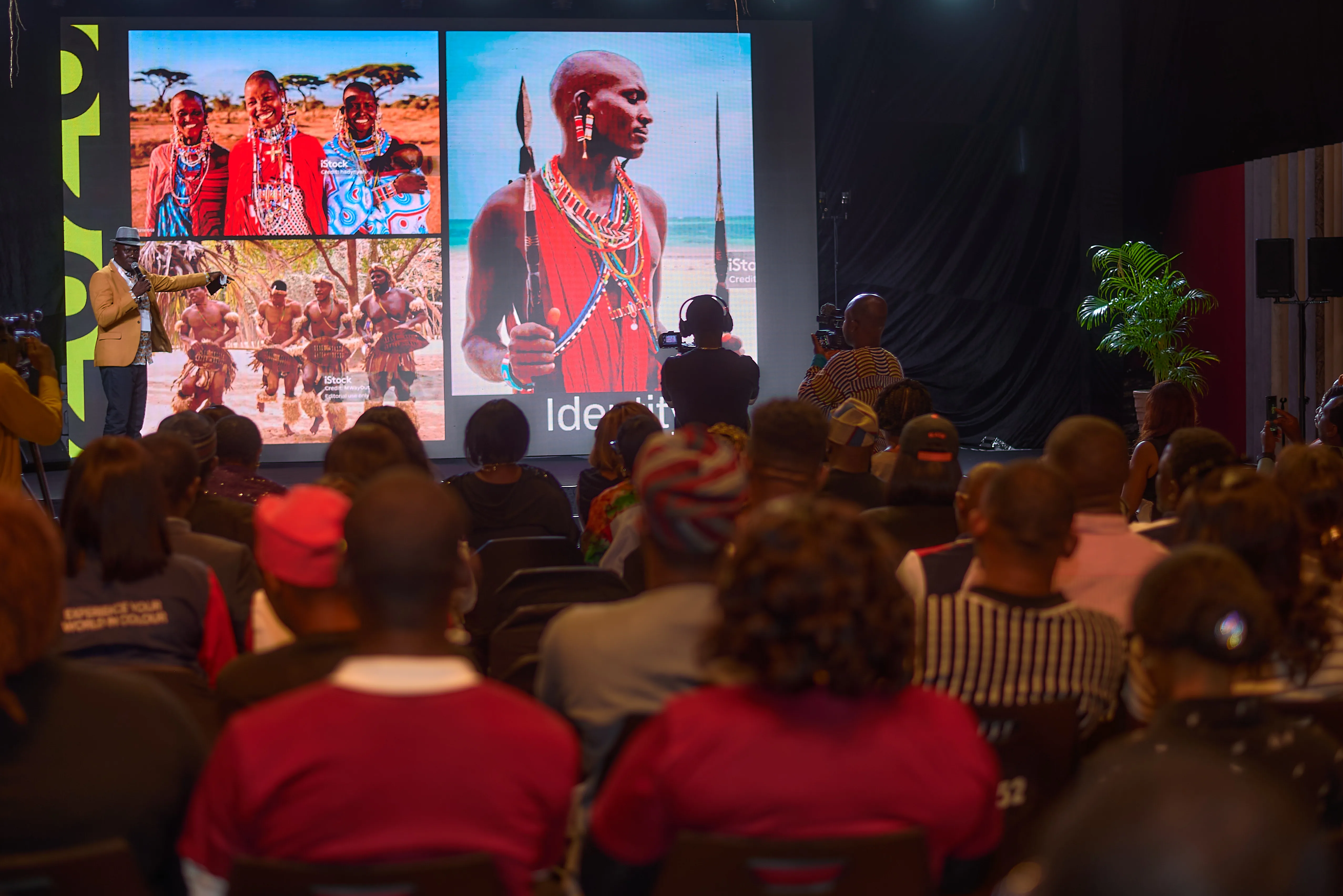 Speakers and guests on stage at Design Week Lagos